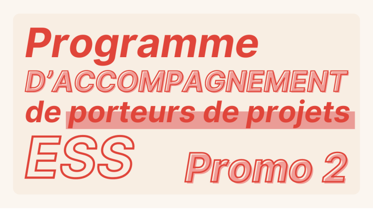 Programme d’accompagnement de porteurs de projets ESS